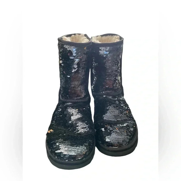 Ugg classic black sequin boots - Picture 2 of 3